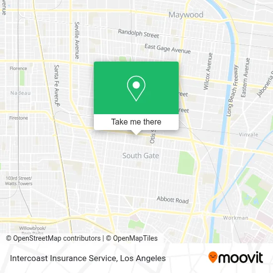 Intercoast Insurance Service map