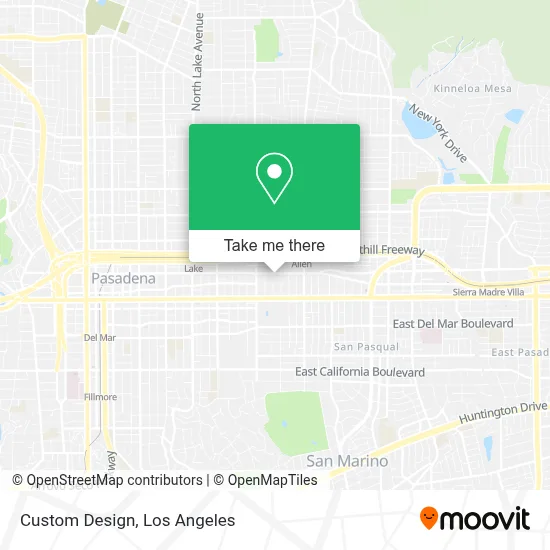Custom Design map