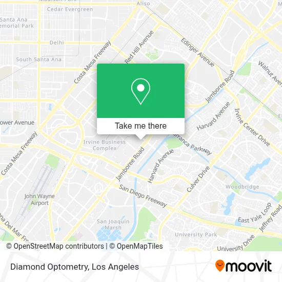 Diamond Optometry map