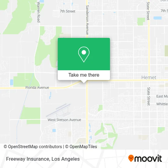 Freeway Insurance map