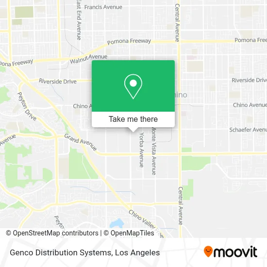 Genco Distribution Systems map