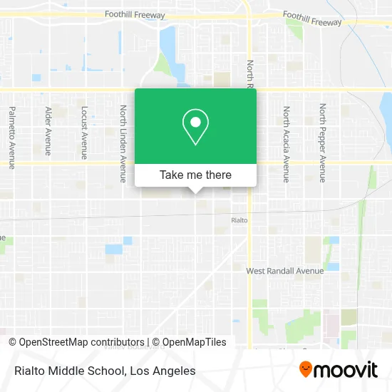 Rialto Middle School map