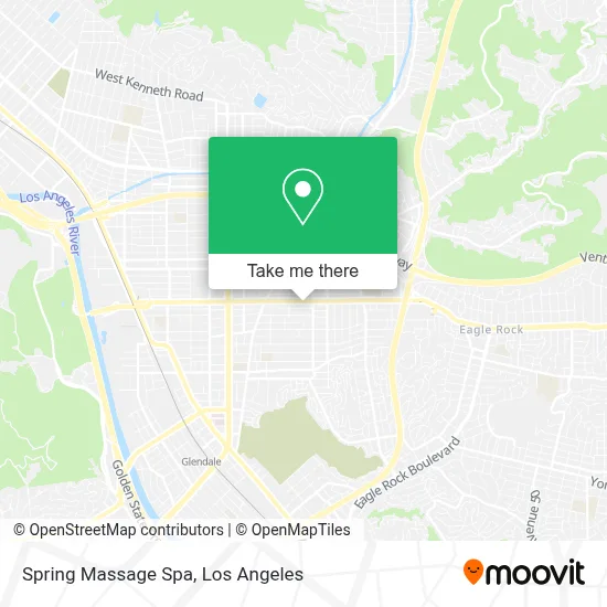 Spring Massage Spa map