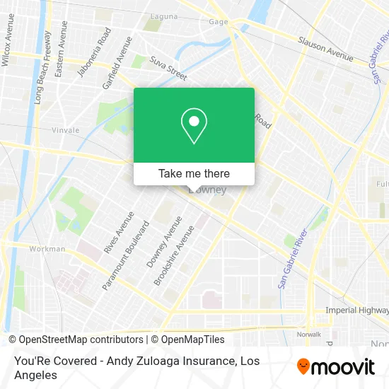 You'Re Covered - Andy Zuloaga Insurance map