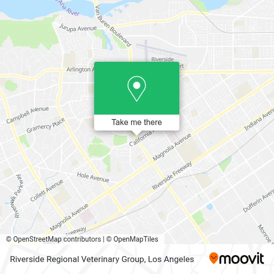 Riverside Regional Veterinary Group map