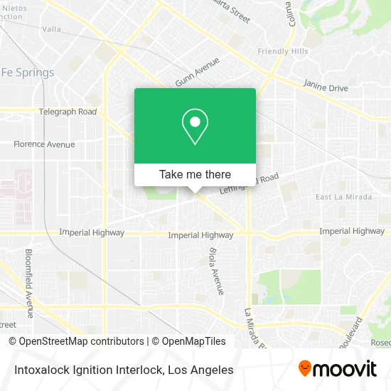 Intoxalock Ignition Interlock map