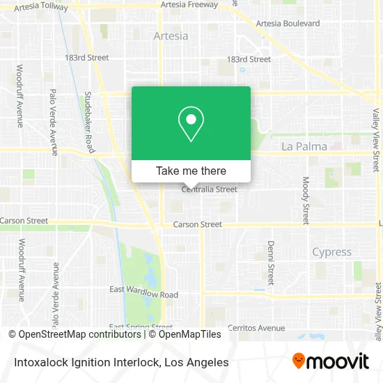 Intoxalock Ignition Interlock map