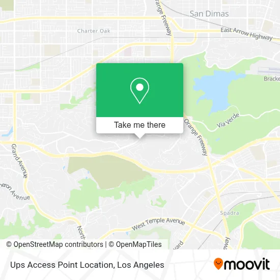 Ups Access Point Location map