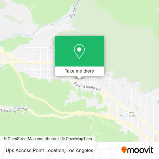 Ups Access Point Location map