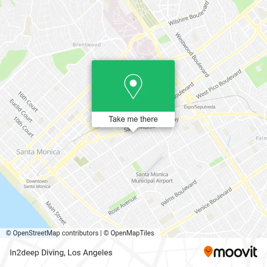 In2deep Diving map