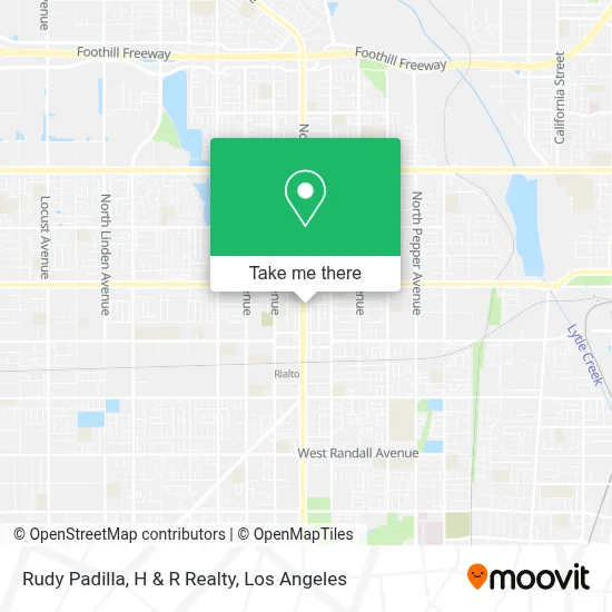 Rudy Padilla, H & R Realty map