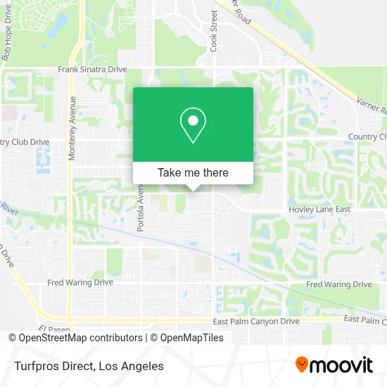 Turfpros Direct map