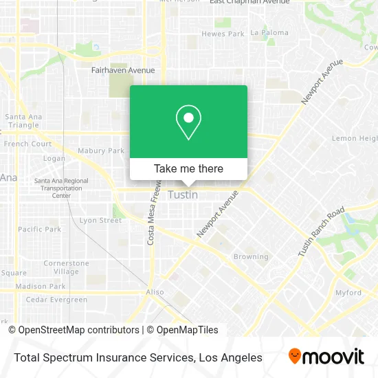 Total Spectrum Insurance Services map
