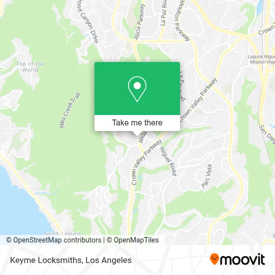 Keyme Locksmiths map