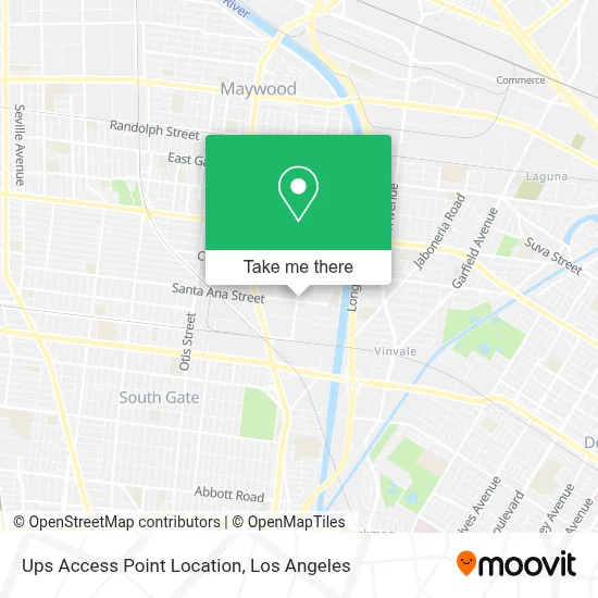Ups Access Point Location map