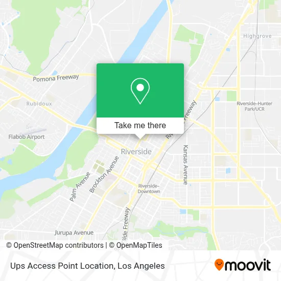 Ups Access Point Location map