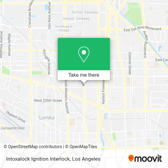 Intoxalock Ignition Interlock map