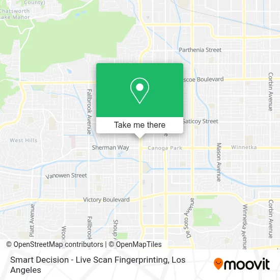 Smart Decision - Live Scan Fingerprinting map