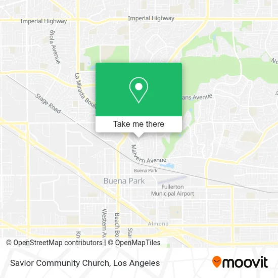 Savior Community Church map