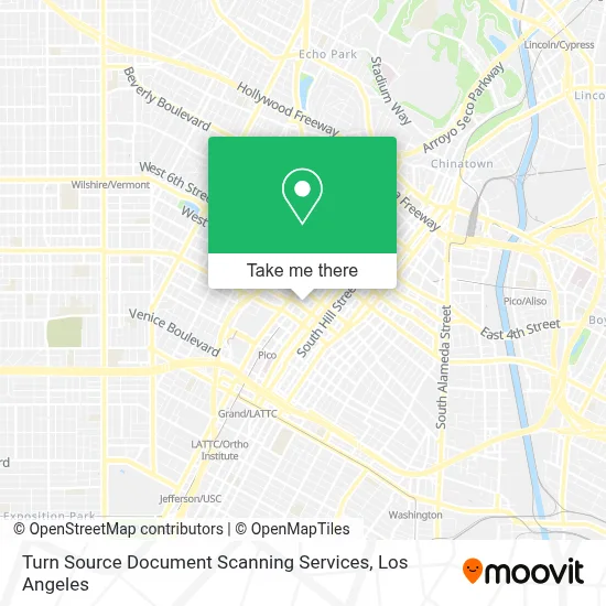 Turn Source Document Scanning Services map