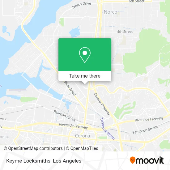 Keyme Locksmiths map