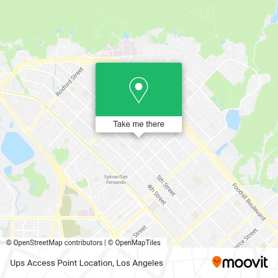Ups Access Point Location map