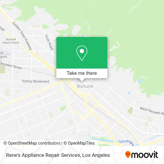 Rene's Appliance Repair Services map