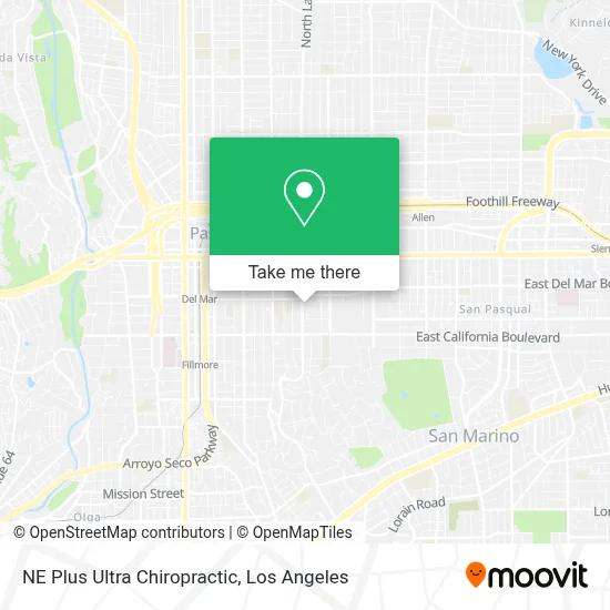 NE Plus Ultra Chiropractic map