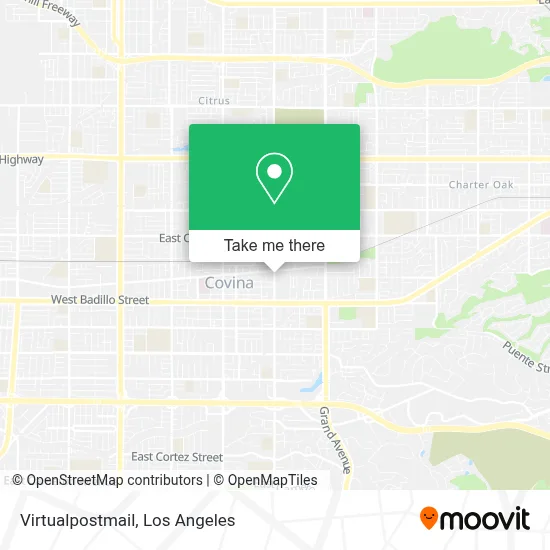 Virtualpostmail map