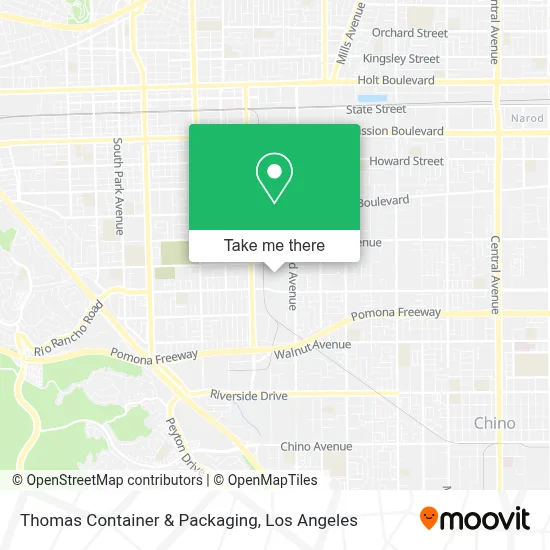 Thomas Container & Packaging map