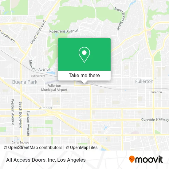 All Access Doors, Inc map