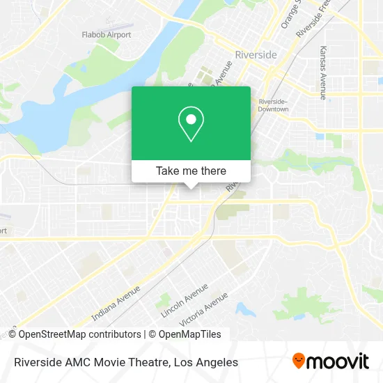 Riverside AMC Movie Theatre map