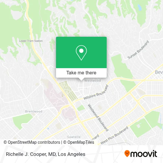 Richelle J. Cooper, MD map