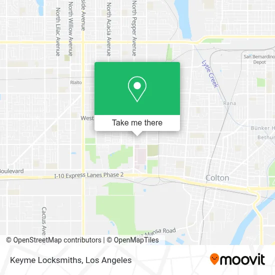 Keyme Locksmiths map