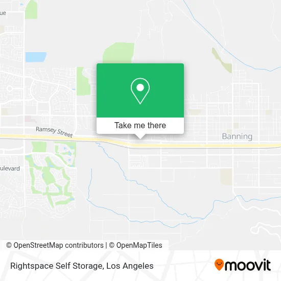 Rightspace Self Storage map