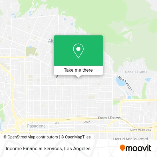 Income Financial Services map