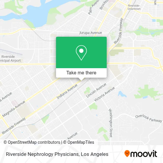 Riverside Nephrology Physicians map