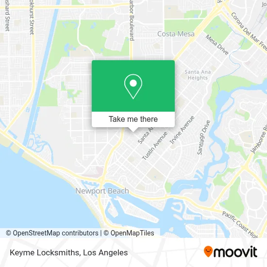 Keyme Locksmiths map