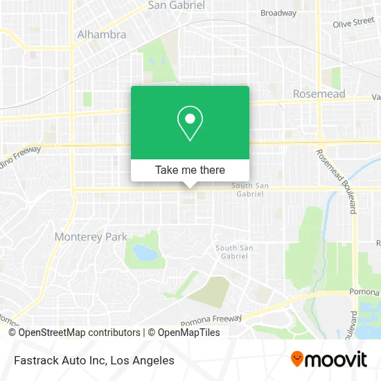 Fastrack Auto Inc map