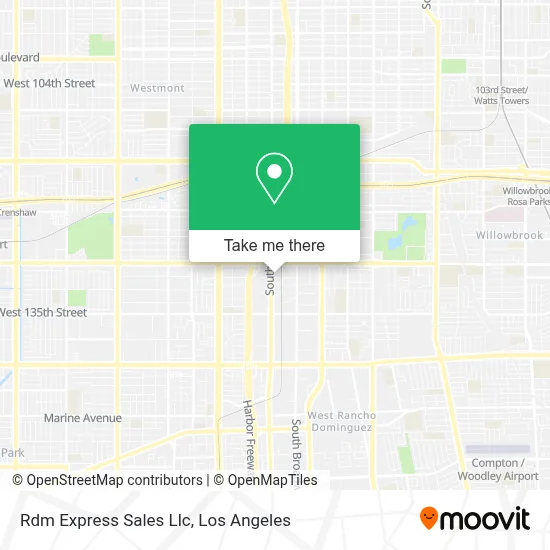 Rdm Express Sales Llc map