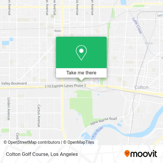 Colton Golf Course map