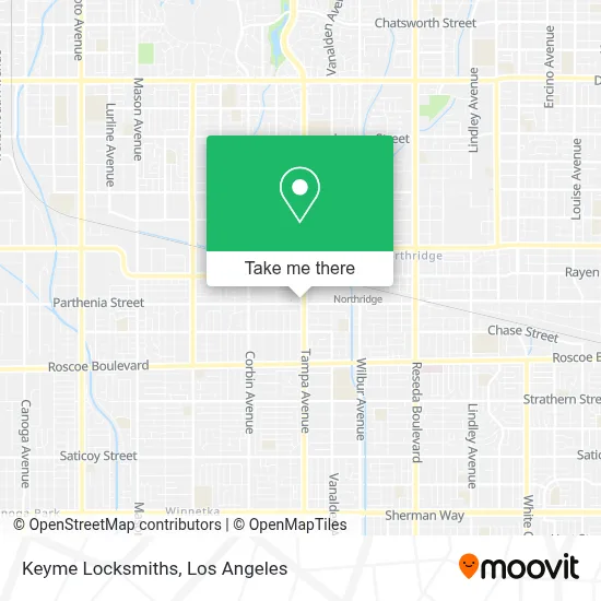Keyme Locksmiths map