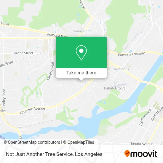 Not Just Another Tree Service map