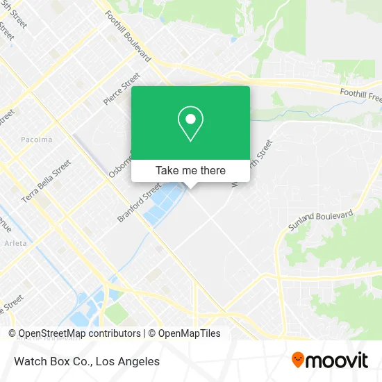 Watch Box Co. map