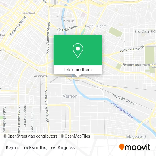 Keyme Locksmiths map