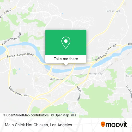 Main Chick Hot Chicken map