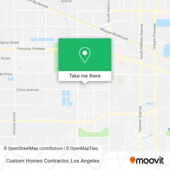 Custom Homes Contractor map