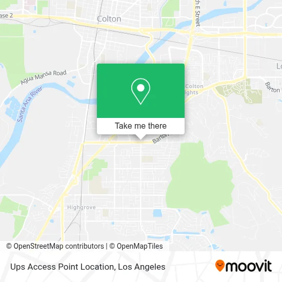 Ups Access Point Location map