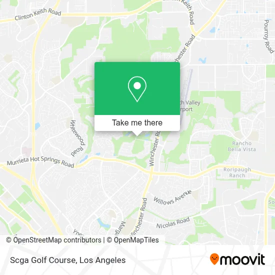 Scga Golf Course map