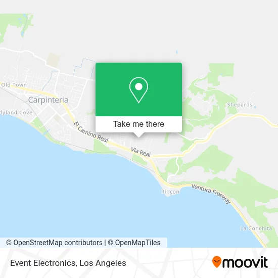 Event Electronics map